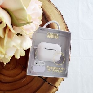 Apple AirPods Pro Soft Touch Silicone Case with Clip By Sarina Soft Violet